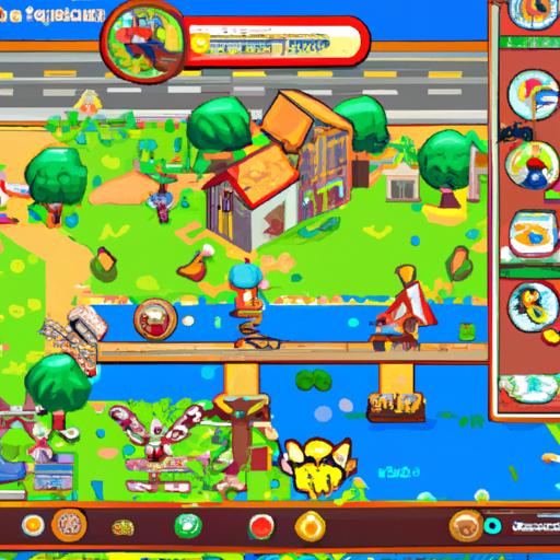 Immerse yourself in the captivating gameplay of Animal Crossing: City Folk.
