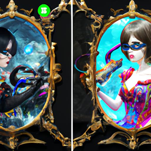 Immerse yourself in the visually stunning world of Bayonetta on the Nintendo Switch.