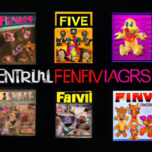 Witness the evolution of FNAF through its captivating game covers.