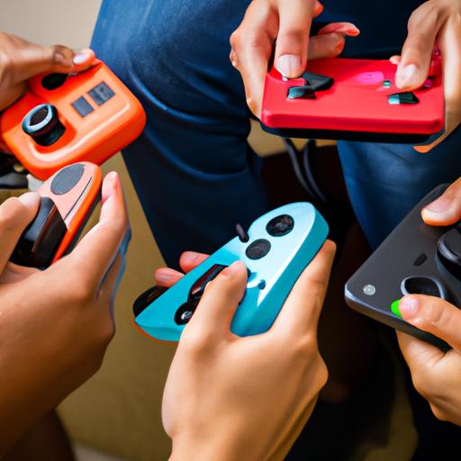 Joy-Cons bring friends together for endless gaming fun on the Nintendo Switch.