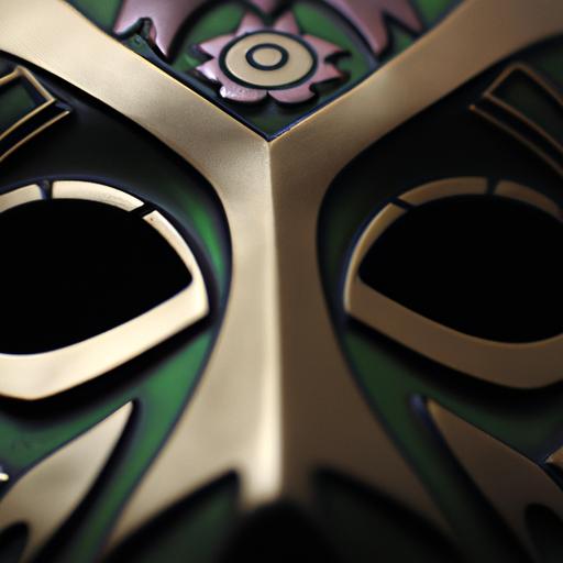 The enigmatic Majora's Mask mesmerizes with its intricate design.