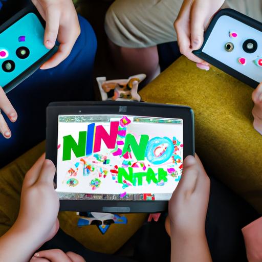 Friends connecting and gaming together through Nintendo Network.