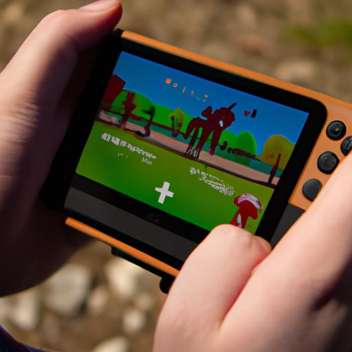 Experience the convenience of gaming on the go with the portable Nintendo Switch Animal Crossing console.