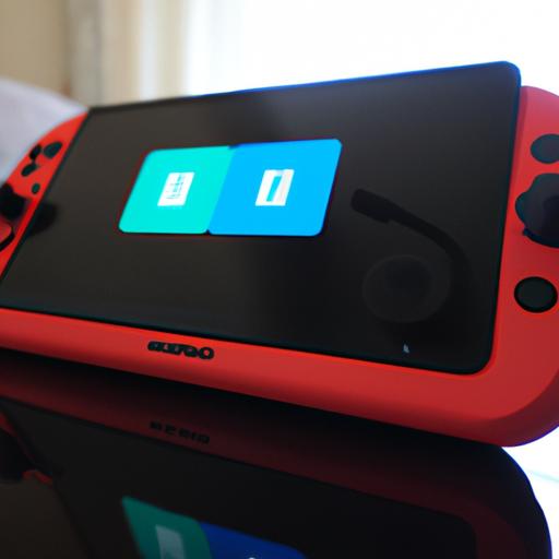 Immerse yourself in the vibrant world of the Nintendo Switch OLED.