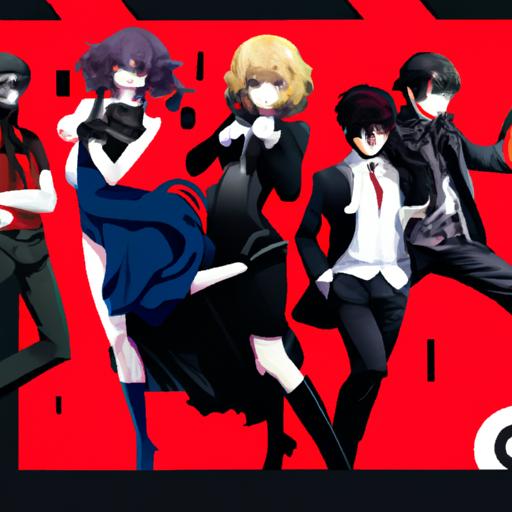 Persona 5 game cover art