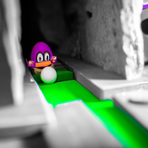 Player character navigating through a challenging level to find a hidden Yoshi egg.