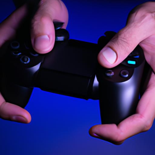 The Playstation 4 DualShock controller offers a sleek and stylish design for an enhanced gaming experience.