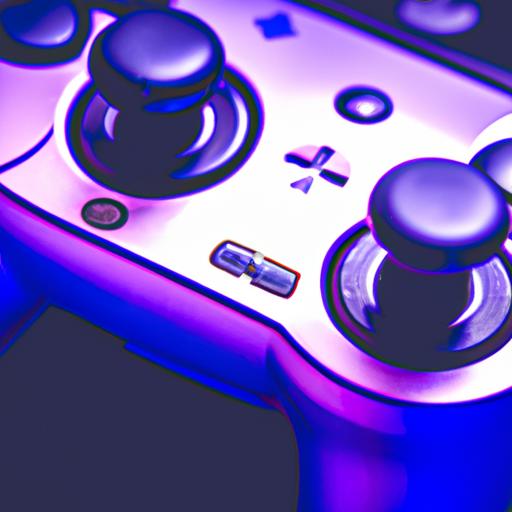 Experience the allure of purple with this PlayStation 4 controller.
