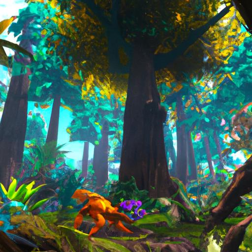 Explore the captivating landscapes of Fossil Fighters Frontier