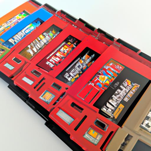 Nintendo Switch game cartridges showcasing a variety of Mario games.