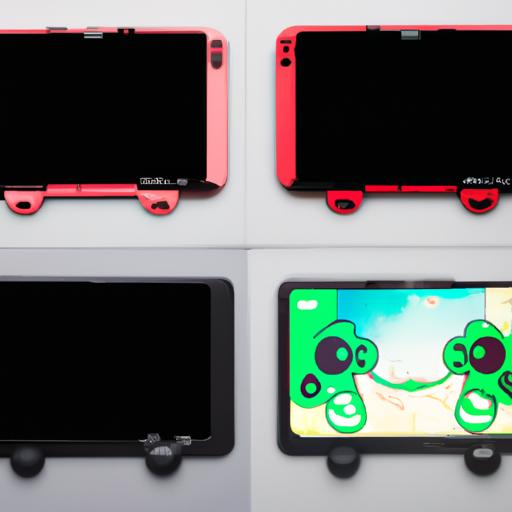 See the evolution of gaming consoles - the Nintendo Switch OLED Splatoon 3 Edition offers a significant improvement in visual quality compared to the original model.