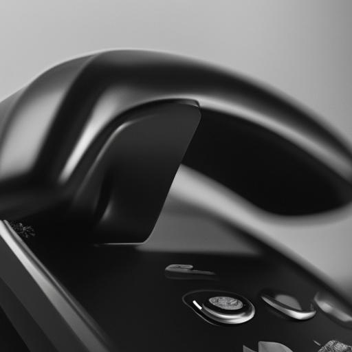 A sleek Plantronic phone designed for optimal comfort and clarity.