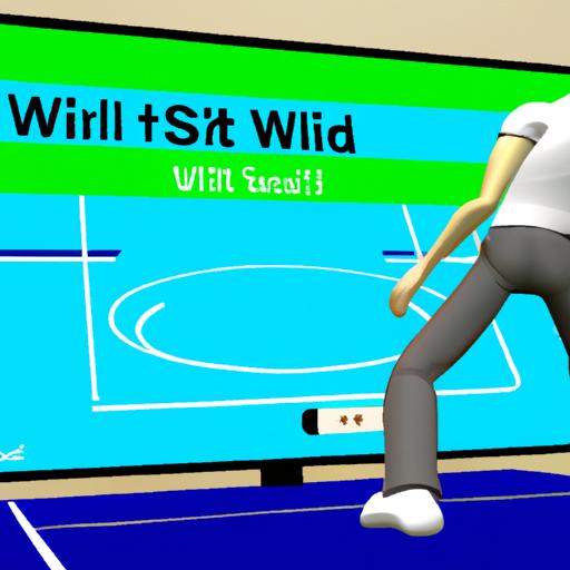 Stay active and have fun with the Wii Fit Board during virtual tennis matches.