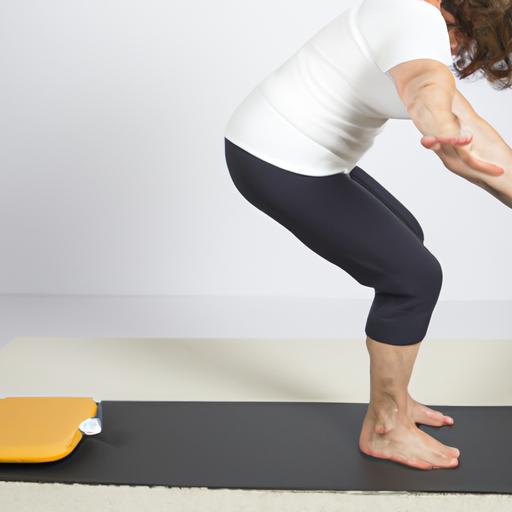 Maintain the correct posture and technique for optimal yoga exercises on the Wii Fit Board.